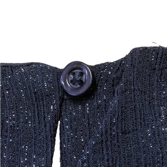 Gap Kids Navy Tiered Layered Sparkle Dress - Picture 3 of 9